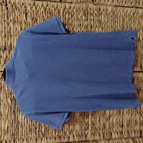 Polo Ralph Lauren Blue Polo Shirt Short Sleeve Size M Custom Slim Fit - Picture 5 of 10